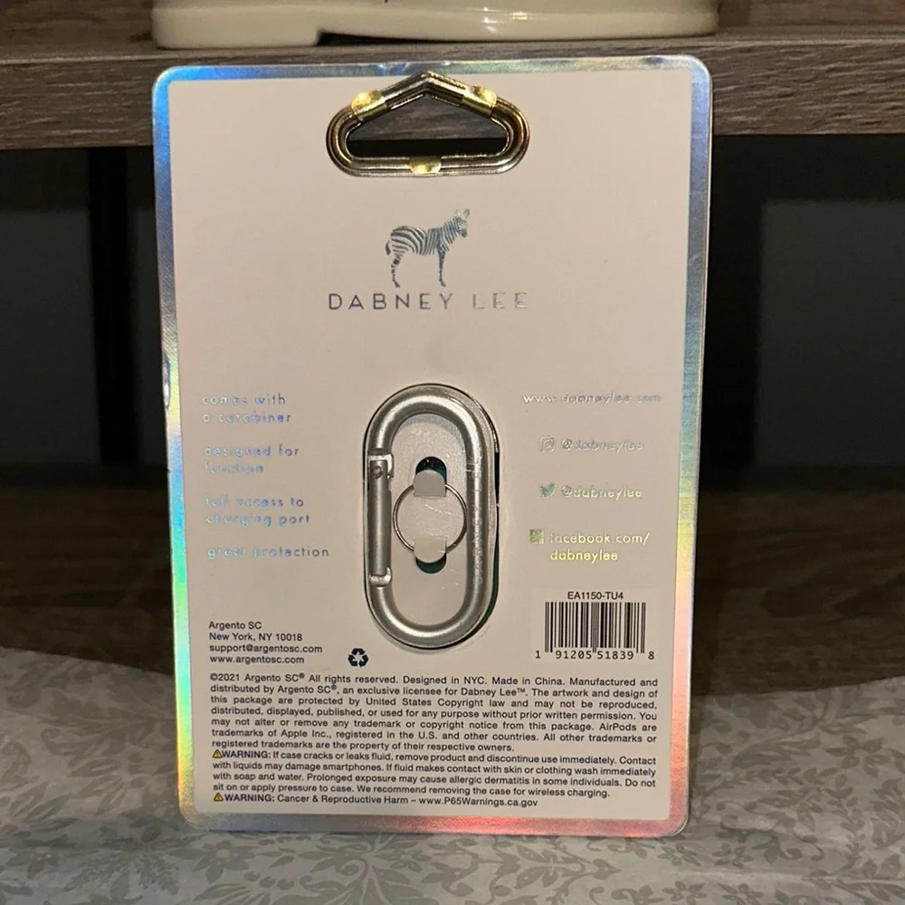 Dabney Lee Glow in the Dark AirPods Case - Yellow and Teal